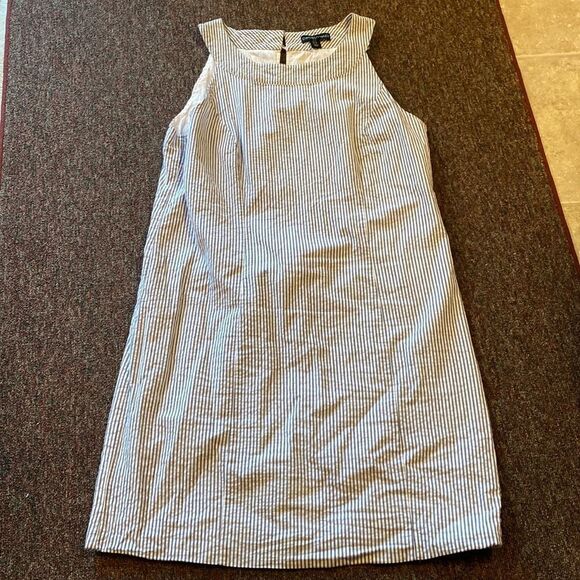 Cynthia rowley blue and white dress 10 - Picture 1 of 5